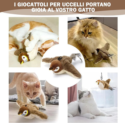 "L'unico gioco che tiene il tuo gatto impegnato per ore! 🐦"