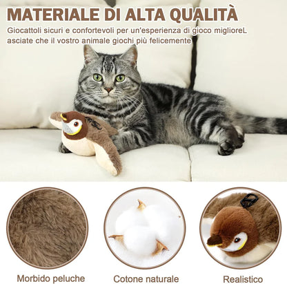 "L'unico gioco che tiene il tuo gatto impegnato per ore! 🐦"