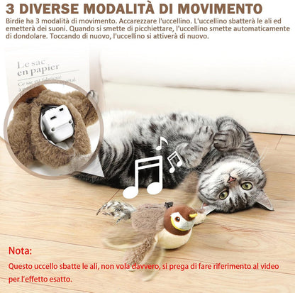 "L'unico gioco che tiene il tuo gatto impegnato per ore! 🐦"