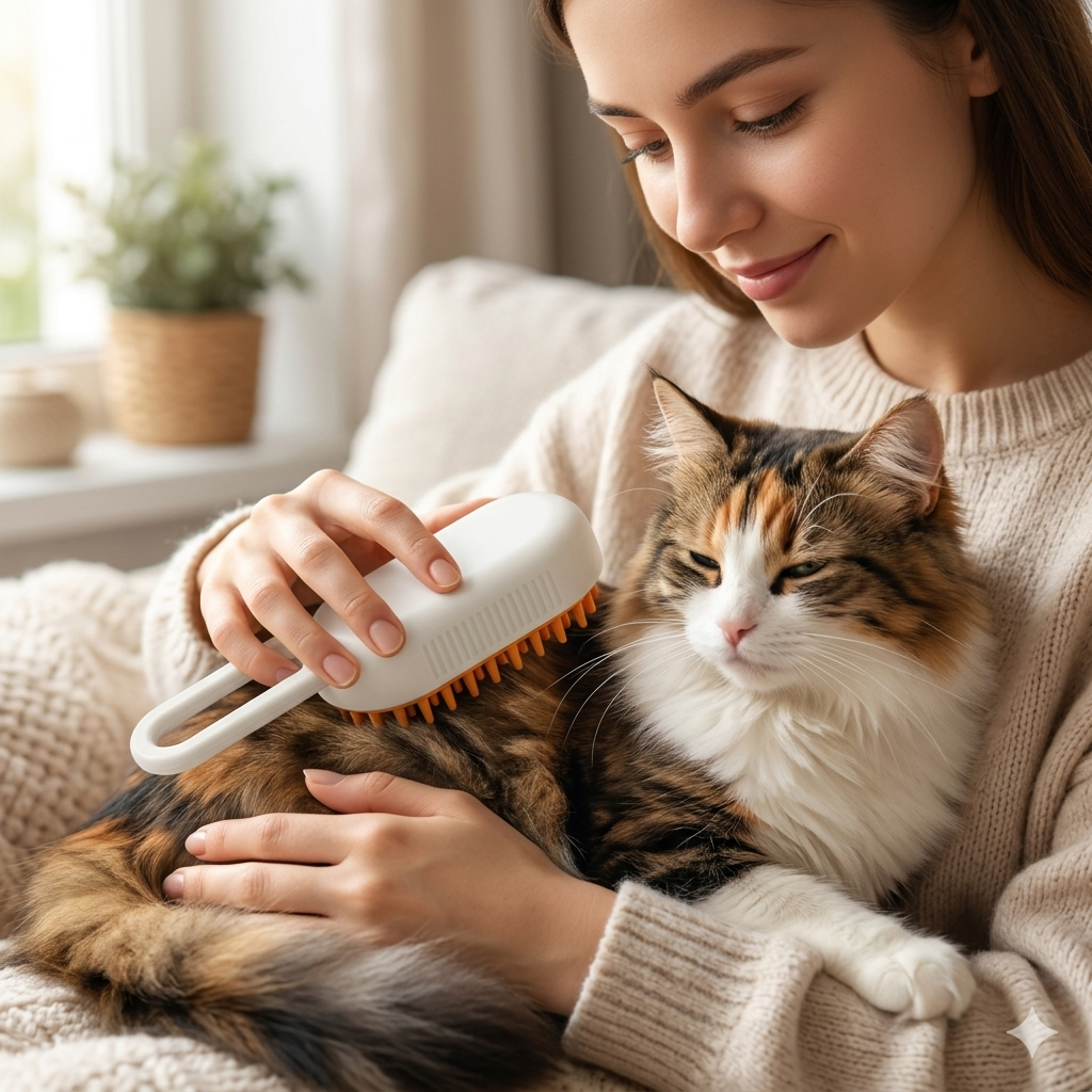 🐾 ADDIO PELI OVUNQUE IN CASA La soluzione semplice per rimuovere peli, sporco e nodi senza stress per il tuo animale
